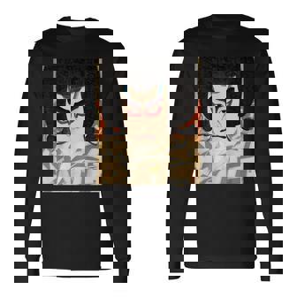 歌舞伎 かぶき 役者 日本美術 浮世絵 役者絵 名取春仙 二代目市川左団次の鳴神 長袖Tシャツ - Kawaiitshirt