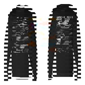 深海魚 海洋生物学・海洋科学教育 長袖Tシャツ - Kawaiitshirt