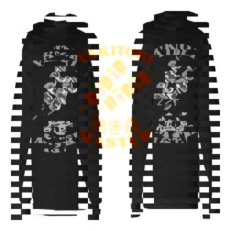 焼き鳥マスター 焼き鳥串 和漢字 Bbq 長袖Tシャツ - Kawaiitshirt