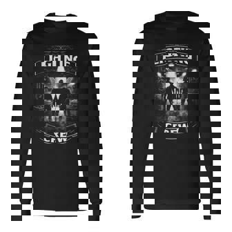 照明技術者 照明技術者 Lighting Crew 長袖Tシャツ - Kawaiitshirt