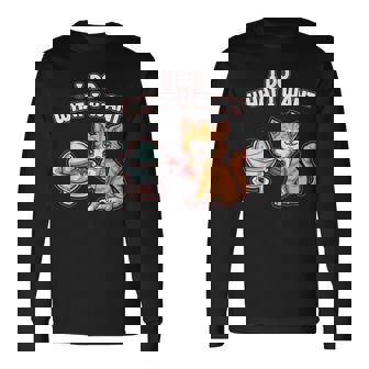 猫 デーモンコア 核 メンズ キッズ レディース おもしろサイエンス 長袖Tシャツ - Kawaiitshirt