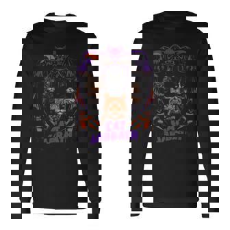 猫 安息日 猫 ヘビー ロック バンド パロディ 長袖tシャツ 長袖Tシャツ - Kawaiitshirt