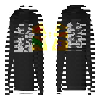 琉球備形沖縄沖縄内南朱型 三線 長袖tシャツ 長袖Tシャツ - Kawaiitshirt