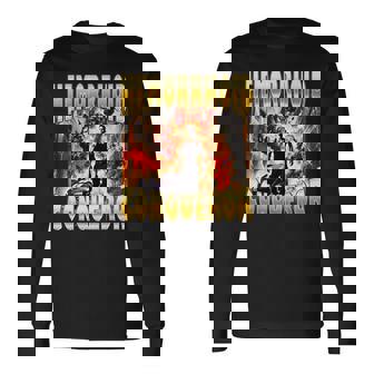 痔 征服者 ジョーク 攻勢 奇妙 面白い ミーム クリンジ 長袖Tシャツ - Kawaiitshirt