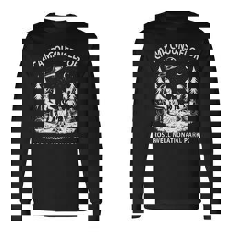 皮肉なサマーキャンプカウンセラー エイリアン国立公園 ロズウェル 長袖Tシャツ - Kawaiitshirt