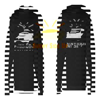 目玉焼き サニーサイドアップ 長袖Tシャツ - Kawaiitshirt