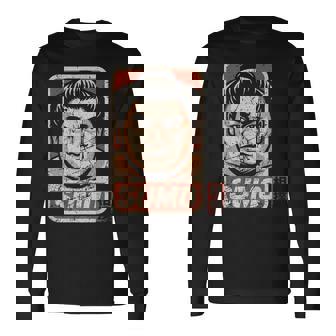 相撲 力士 日本語 漢字 アニメ レスリング 日本 お土産 長袖Tシャツ - Kawaiitshirt