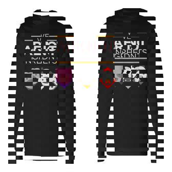 私たちは食材ではありませんビーガン、動物の権利 長袖Tシャツ - Kawaiitshirt