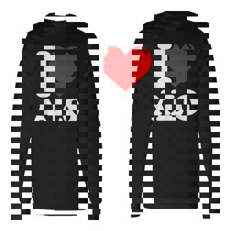 私はすべての名前が大好きです 長袖Tシャツ - Kawaiitshirt