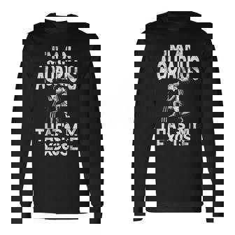 私はアクエリアスですそれが私の言い訳ですアクエリアス 長袖Tシャツ - Kawaiitshirt