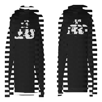 私は次郎、私の名前は次郎、私は次郎、パーソナライズ 長袖Tシャツ - Kawaiitshirt