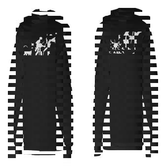 空手の進化 長袖Tシャツ - Kawaiitshirt