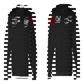 空手日本代表スポーツフル格闘技コンタクト 長袖Tシャツ - Kawaiitshirt