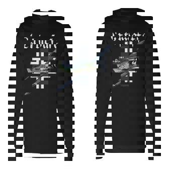 第二次世界大戦 航空戦闘機 I ジャーマン ウォーバード I フォッケウルフ Fw 190 D 長袖Tシャツ - Kawaiitshirt