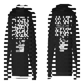 管理人用務員 清掃員 長袖Tシャツ - Kawaiitshirt