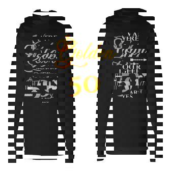 結婚50周年 結婚記念日 金婚記念日 長袖Tシャツ - Kawaiitshirt