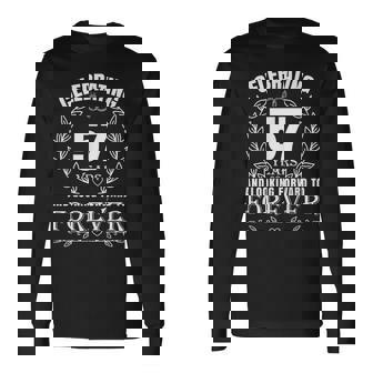 結婚57周年 57周年 カップル 結婚 57周年 長袖Tシャツ - Kawaiitshirt