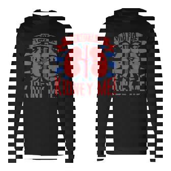 腎臓移植 腎臓ドナー 腎臓病 長袖Tシャツ - Kawaiitshirt