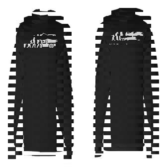 自動車整備士 おもしろ自動車工房 メカニック進化 長袖Tシャツ - Kawaiitshirt