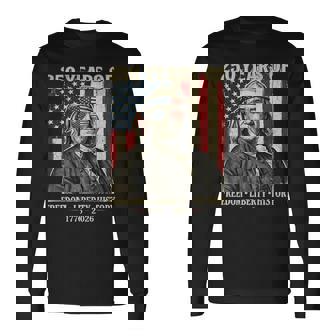 自由の250年 自由の歴史 創設父 レトロ 長袖tシャツ 長袖Tシャツ - Kawaiitshirt