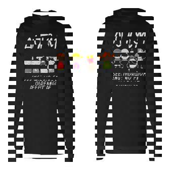 自閉症の認識 自閉症者 ギフト耐性 自閉症 長袖Tシャツ - Kawaiitshirt