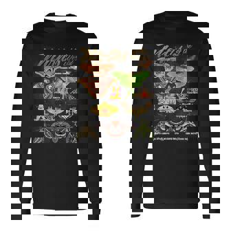 蛾 世界の動物 知育 昆虫 蛾好き 長袖Tシャツ - Kawaiitshirt