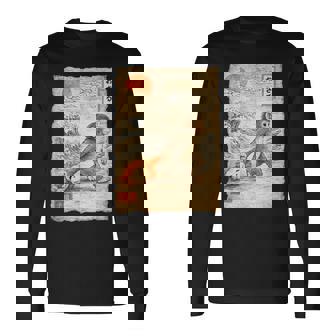 誰もが楽しめる「Punch The Monkey Baby Fun」デザイン。 長袖Tシャツ - Kawaiitshirt