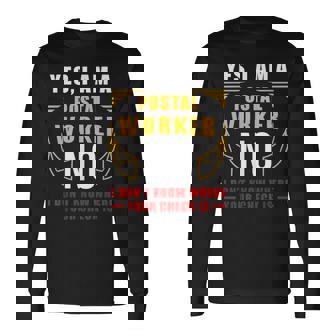 退職郵便局 郵便局 退職 ポストマン 長袖Tシャツ - Kawaiitshirt