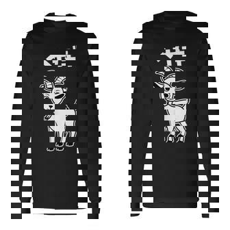 部屋着 面白いtシャツ ヤギ おもしろ 動物 なんか違うtシャツ メンズ 子供 おもしろ 服 グッズ ネタ 長袖Tシャツ - Kawaiitshirt