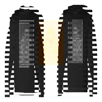 阿弥陀仏 阿弥陀 と八大菩薩 長袖Tシャツ - Kawaiitshirt