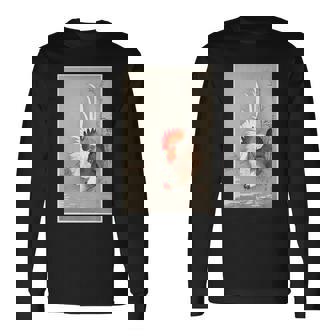 雄鶏と鶏 1900 大原興村 和農場生活 長袖tシャツ 長袖Tシャツ - Kawaiitshirt