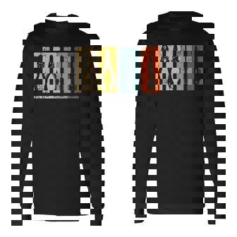 電工工具 レトロ 職人 長袖Tシャツ - Kawaiitshirt