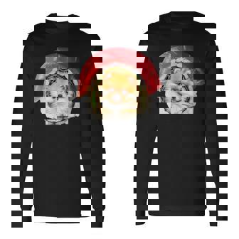 面白いtシャツ ポメラニアン 犬 イヌ 寿司 メンズ 犬好き グッズ かわいい おもしろ 面白い 服 ネタ 長袖Tシャツ - Kawaiitshirt