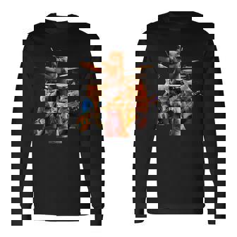 面白いtシャツ 猫 ネコ ギター バンド メンズ 猫好き グッズ おもしろ 面白い 服 ネタ にゃんこ 長袖Tシャツ - Kawaiitshirt