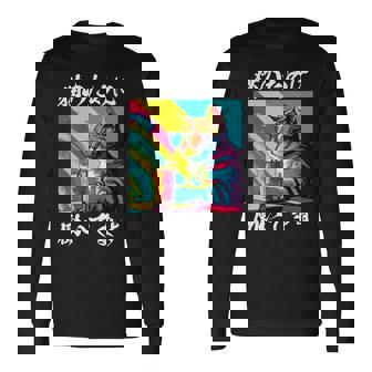 面白いtシャツ 猫 ネコ メンズ 猫好き グッズ おもしろ 面白い 服 ネタ にゃんこ 猫の下僕 長袖tシャツ 長袖Tシャツ - Kawaiitshirt