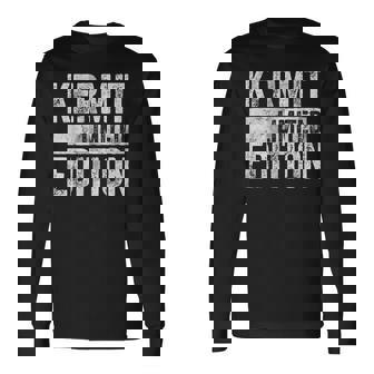 面白い名前ジョークシャツ カーミット限定版 長袖Tシャツ - Kawaiitshirt