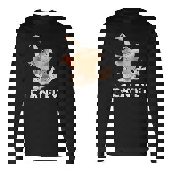 面白い紋付きヤモリ、ヤモリ好き、ヤモリのユーモア、クレスティギフト 長袖Tシャツ - Kawaiitshirt