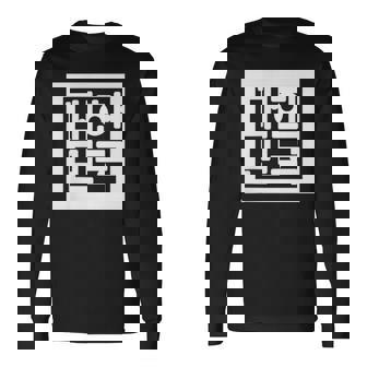 韓国国章 ハングル 長袖Tシャツ - Kawaiitshirt