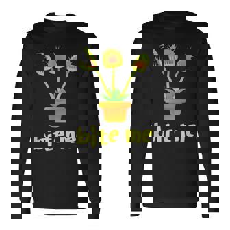 食虫植物 ハエ取り 庭師向けギフトシャツ 長袖Tシャツ - Kawaiitshirt