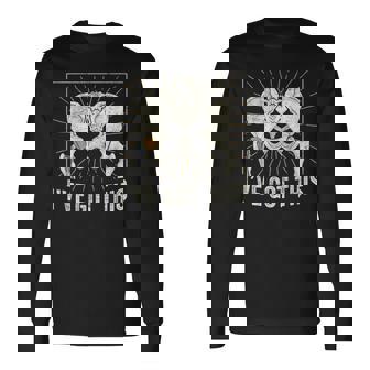 骨折した人工股関節置換手術で回復しました 長袖Tシャツ - Kawaiitshirt