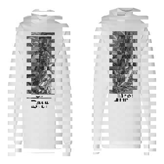 Albrecht Dürer Durer クリスチャンアート メランコリア ホワイト 長袖tシャツ 長袖Tシャツ - Kawaiitshirt
