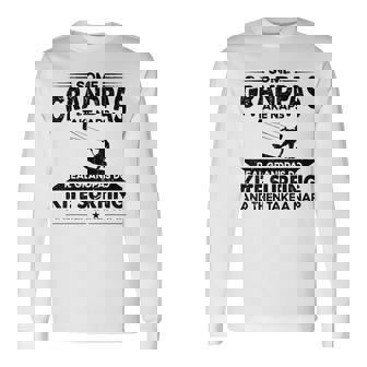 Algunos Abuelos Duermeniestas Elerdadero Abuelo Hace Kitesurf Camiseta de manga larga - Regaloses