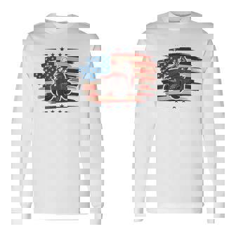 American Quad Driver Quad Bike 4 Wheeler ATV Tank Top Long Sleeve T-Shirt | Mazezy
