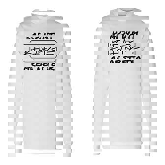 Beard Dad Shirt – Dads With Beards Are Better Long Sleeve T-Shirt | Mazezy