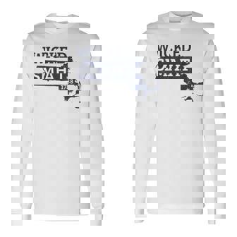 Boston Massachusetts Accent Home State Map Pride Long Sleeve T-Shirt | Mazezy