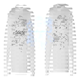 Bridesmaid Bride Squad Bow Bridal Party Wedding Bachelorette Long Sleeve T-Shirt | Seseable UK