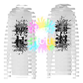 Bura Na Mano Holi Hai India Hindu Colors Happy Holi Festival 長袖Tシャツ - Kawaiitshirt