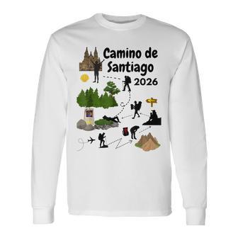 Camino Deantiago 2026 Fases Que Todo Peregrino Entiende Camiseta de manga larga - Regaloses