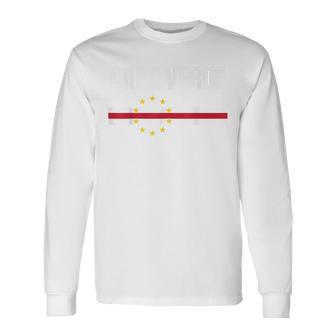 Cape Verde Flag Cape Verdean Flag Cape Verde Long Sleeve T-Shirt - Thegiftio UK