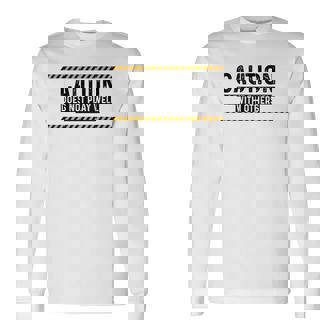 Caution Does Not Play Well With Others 長袖Tシャツ - Kawaiitshirt